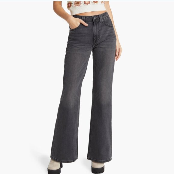 NWT We The Free by Free People Ava High Rise Bootcut Jeans CLASS ACT BLACK - Picture 5 of 12